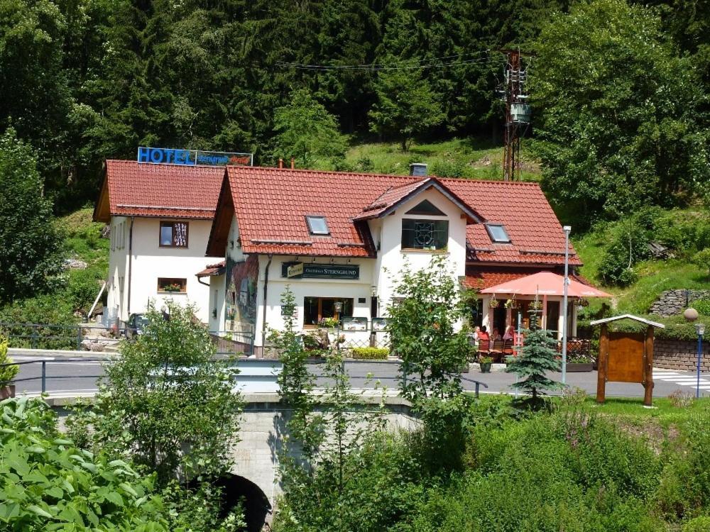 Hotel & Gasthaus Sterngrund Zella-Mehlis Exterior foto